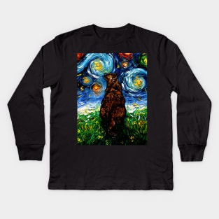 Tortoiseshell Night Kids Long Sleeve T-Shirt